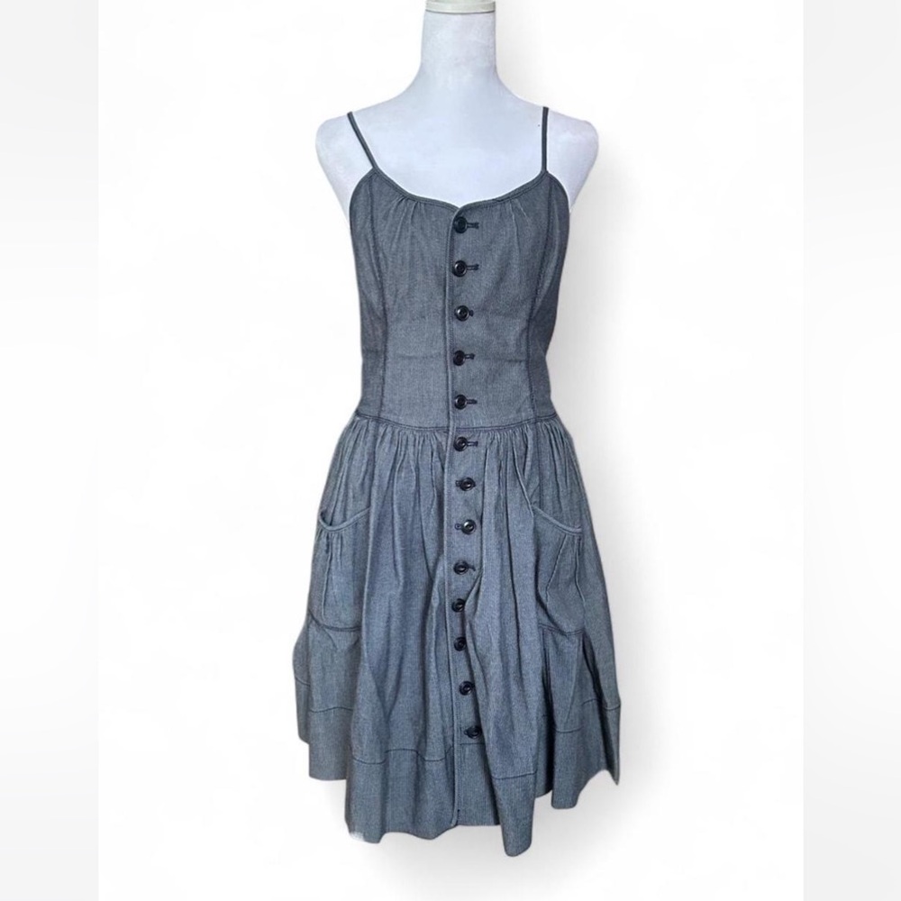 Polo Ralph Lauren denim corset style bodice dress